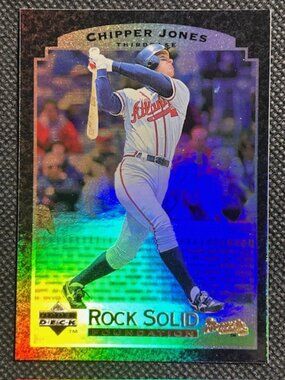 1996 Upper Deck 'Rock Solid Foundation' Atlanta Braves Chipper Jones #RS5